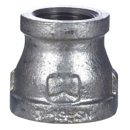 Tinkertools 511-373BG Galvanized Iron Reducing Coupling 1.5 x 0.5 in. TI3311206